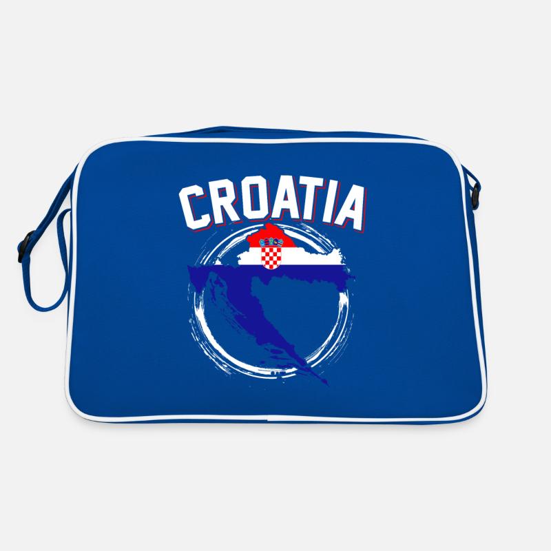 Croatia map Retro Bag