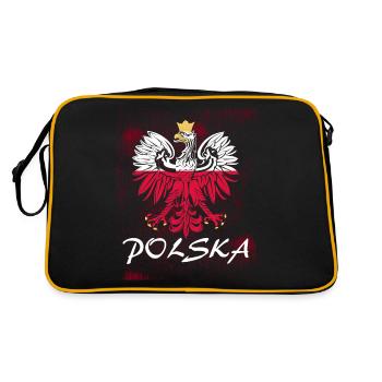 Pologne - Sac Retro - noir/or - Dos