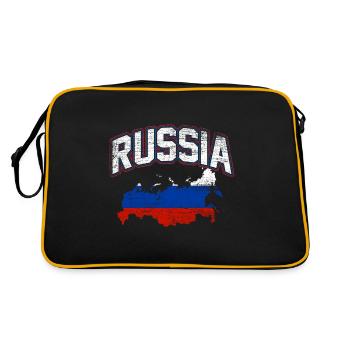 Russie - Sac Retro - noir/or - Dos