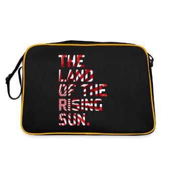 Japon - Sac Retro - noir/or - Dos