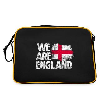 England - Retro Tasche - Schwarz/Gold - Hinten