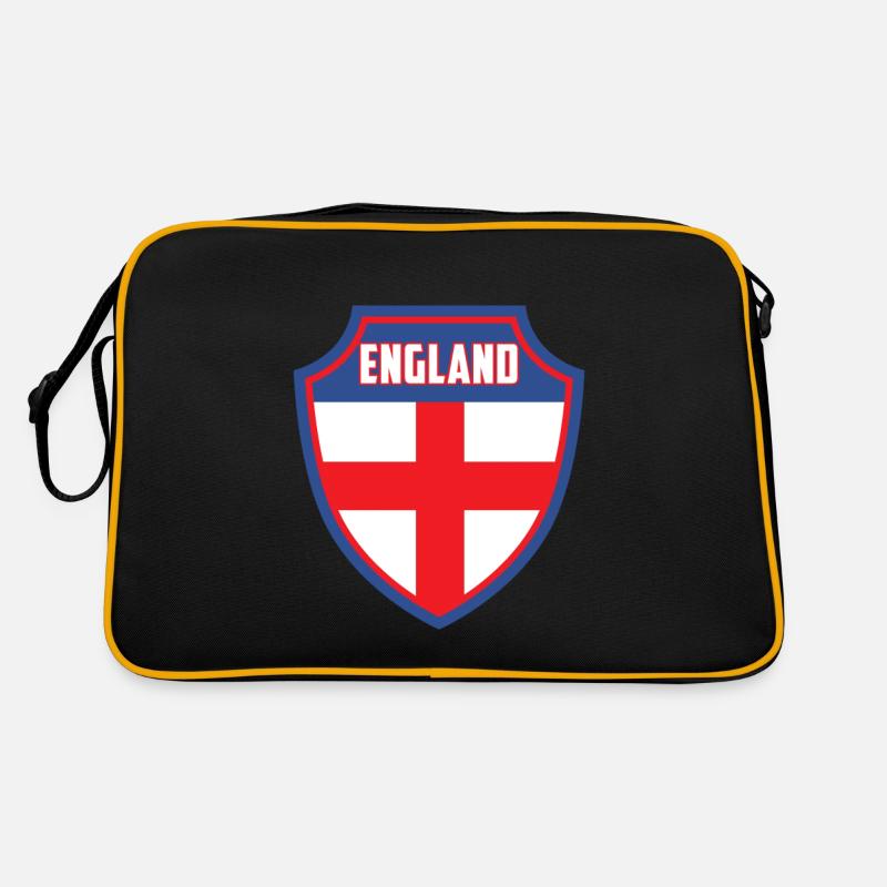 England - Retro Tasche - Schwarz/Gold