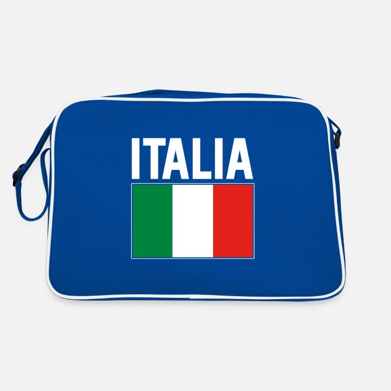 Drapeau italien Sac Retro