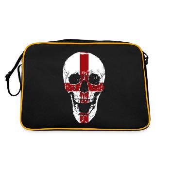 England - Retro Tasche - Schwarz/Gold - Hinten