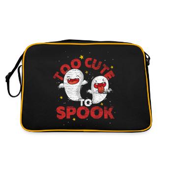 Ghost ghost ghost hour halloween gift - Retro Bag - black/gold - Back