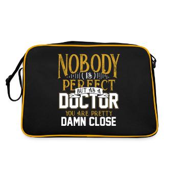 Médecin Medics Médecine Cadeau Docteur Étudier - Sac Retro - noir/or - Dos