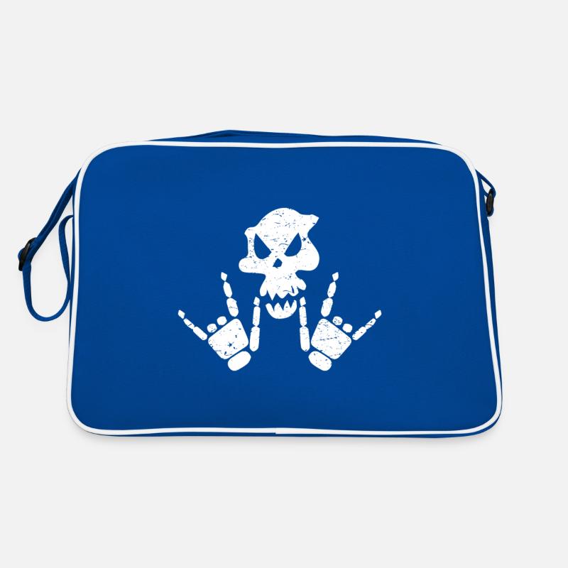 Rock n Roll Skeleton Retro Bag