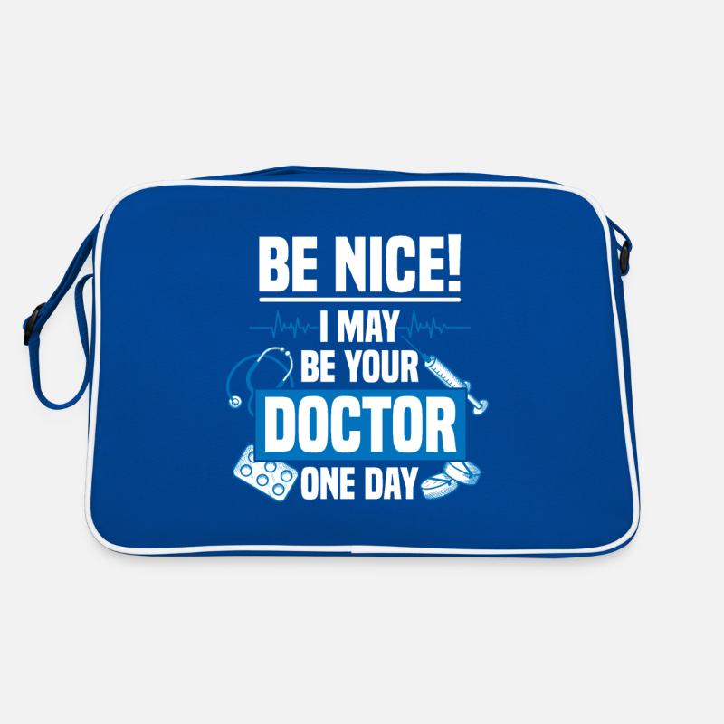 Medizin Student Arzt Doktor Geschenk Spritze Retro Tasche