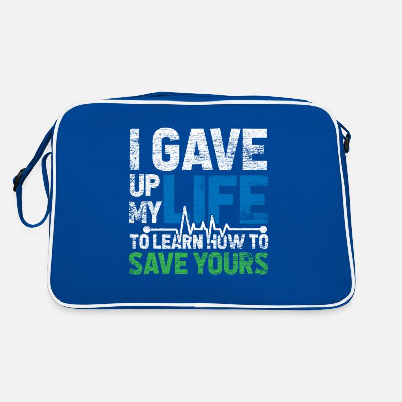 Krankenschwester Arzt Medizin Studium Mediziner Retro Tasche