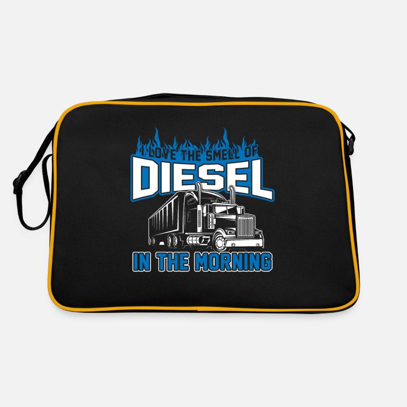 Diesel - Retro Tasche - Schwarz/Gold