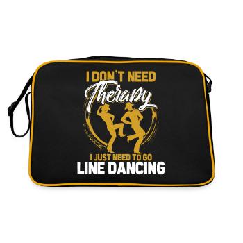 Line Dance - Sac Retro - noir/or - Dos