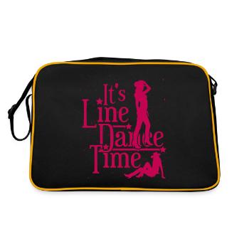 Line dance - Retro Bag - black/gold - Back