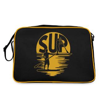 SUP Stand UP Paddle - Retro Bag - black/gold - Back