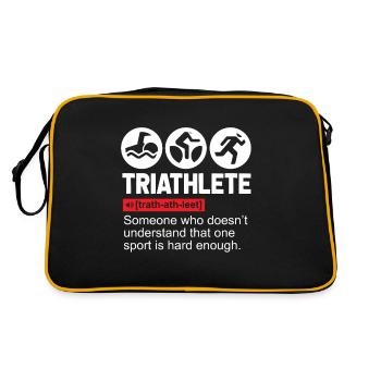 triathlète - Sac Retro - noir/or - Dos