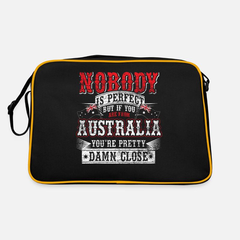 Australia - Retro Bag - black/gold