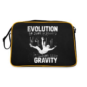 Evolution Darwin recherche théorie des sciences - Sac Retro - noir/or - Dos