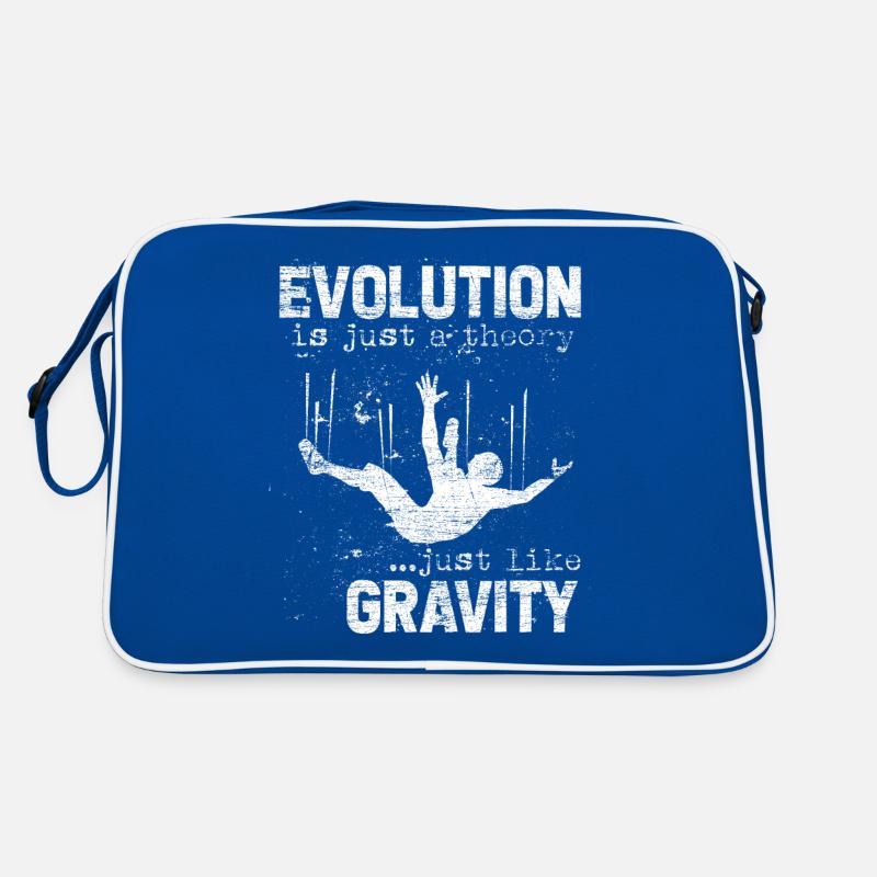 Evolution Darwin research science theory Retro Bag