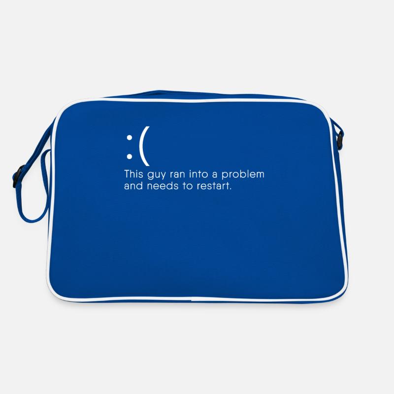 Blue screen Retro Bag