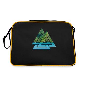 Caribbean islands - Retro Bag - black/gold - Back