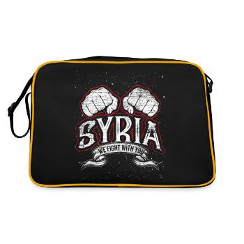 Syrie libre - Sac Retro - noir/or - Dos