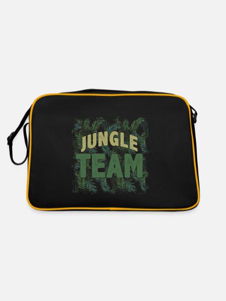 Jungle de l'équipe - Sac Retro - noir/or - Dos