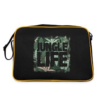Jungle Life - Retro Bag - black/gold - Back