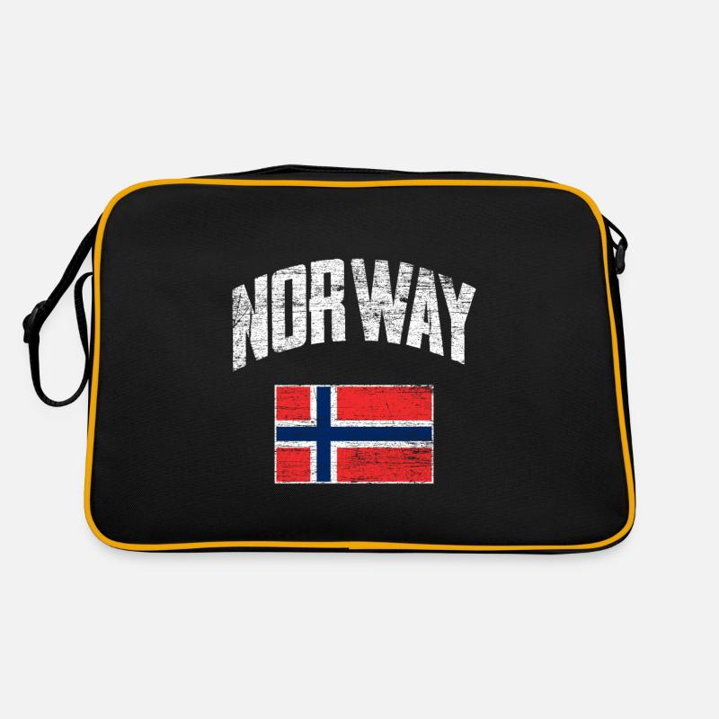 Drapeau norvégien Sac Retro