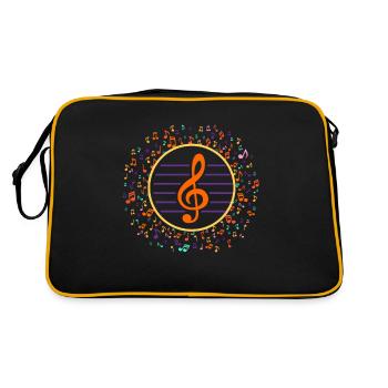 clef - Retro Bag - black/gold - Back