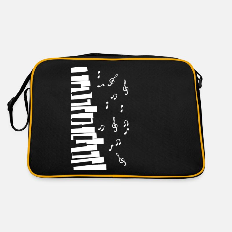 piano - Retro Bag - black/gold
