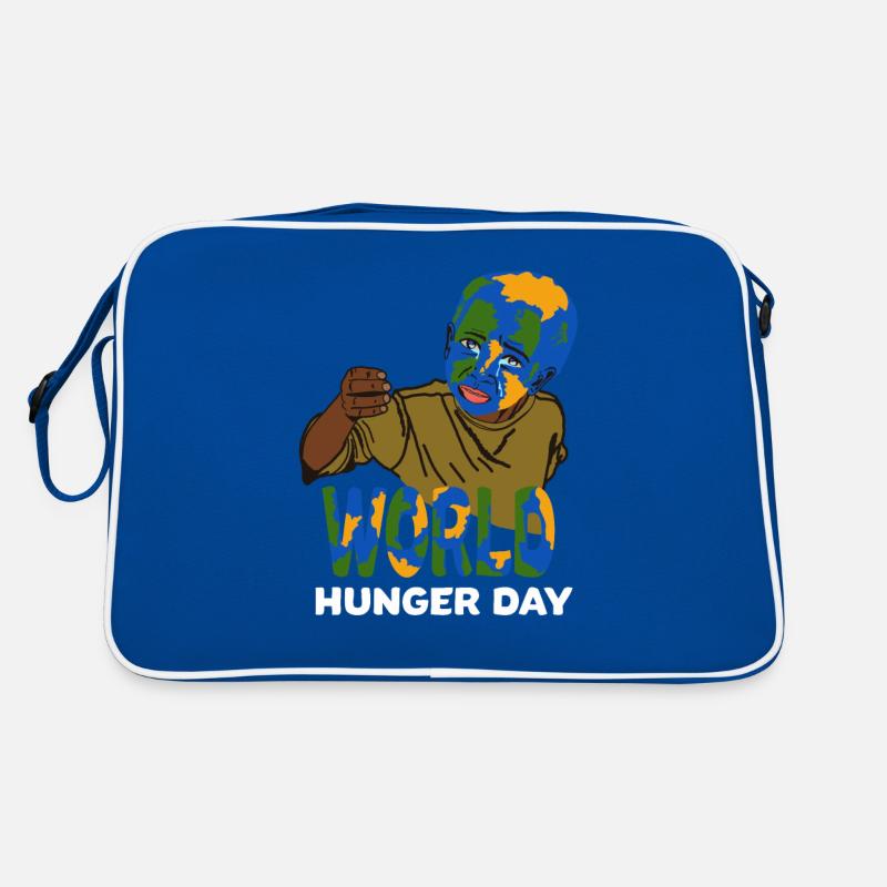 Welt hunger und Welt Nahrungstag Geschenkidee Retro Tasche