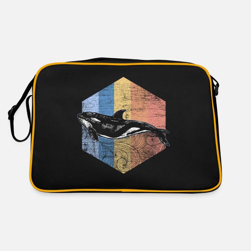 killer whale Retro Bag