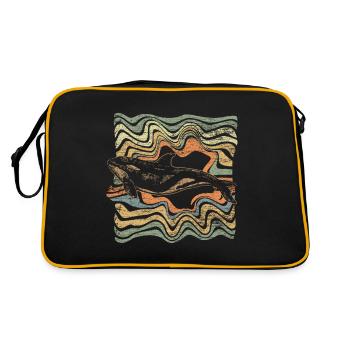 killer whale - Retro Bag - black/gold - Back