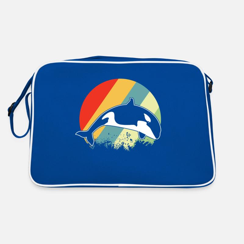 killer whale Retro Bag