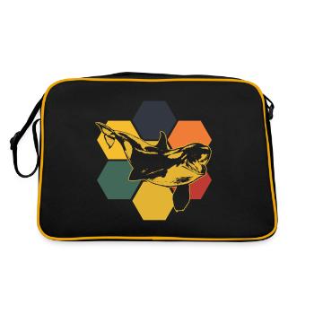 killer whale - Retro Bag - black/gold - Back