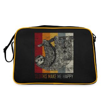 indolence - Sac Retro - noir/or - Dos