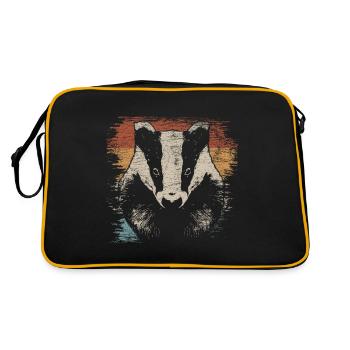 Badger - Retro Bag - black/gold - Back