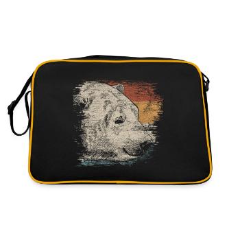 Polar Bear - Sac Retro - noir/or - Dos