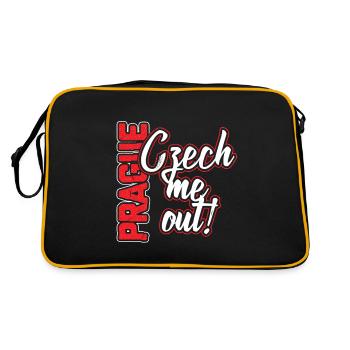 Prague - Retro Bag - black/gold - Back