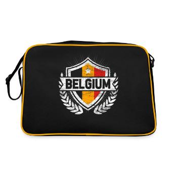 Belgique - Sac Retro - noir/or - Dos