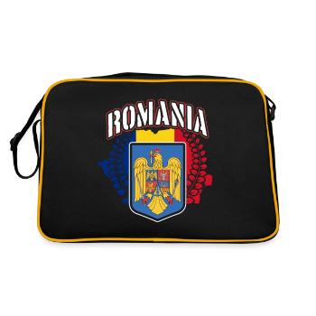 Romania - Retro Bag - black/gold - Back