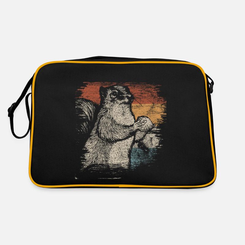 Eichhörnchen Retro Tasche