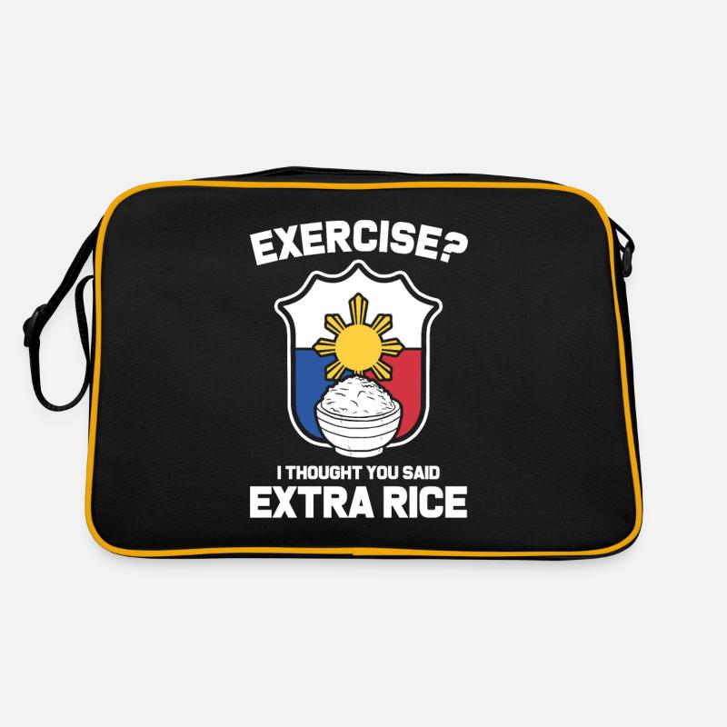 Philippinen Flagge Extra Reis Geschenk Filipino Retro Tasche