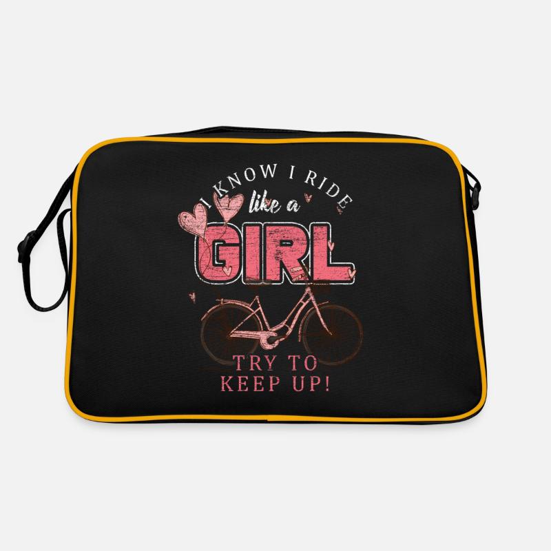 Vélo fille puissance cyclisme Sac Retro