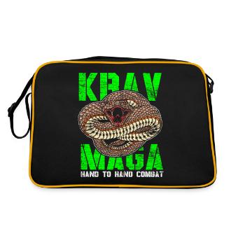Krav Maga - Sac Retro - noir/or - Dos
