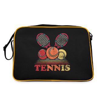 Tennis tennis de tennis tennis sport - Sac Retro - noir/or - Dos