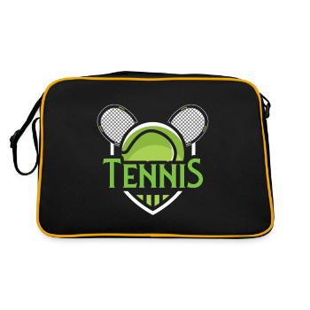 Tennis tennis de tennis tennis sport - Sac Retro - noir/or - Dos