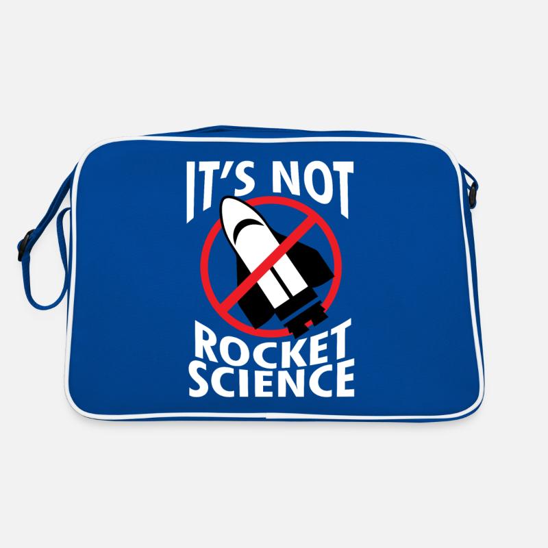 Rakete - Wissenschaft- Rocket science - Geschenk Retro Tasche