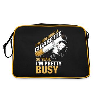 Cigarette - Sac Retro - noir/or - Dos