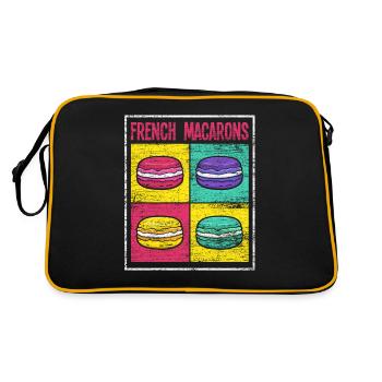 Macaron - Sac Retro - noir/or - Dos