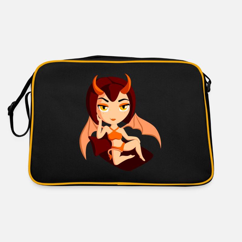 Sexy Teufelchen Halloween Retro Tasche